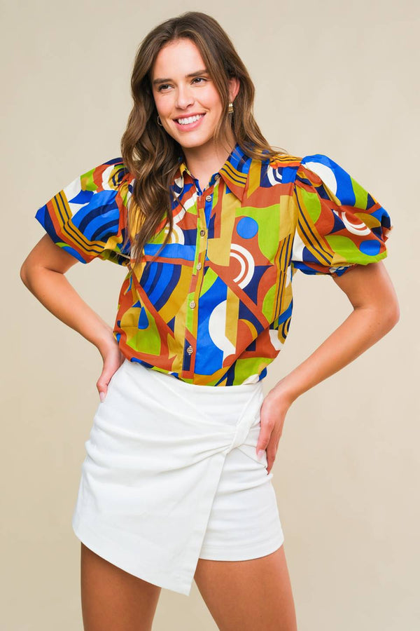 heart-on-display-woven-top Flying Tomato-Sophia's StyleTOPS-1